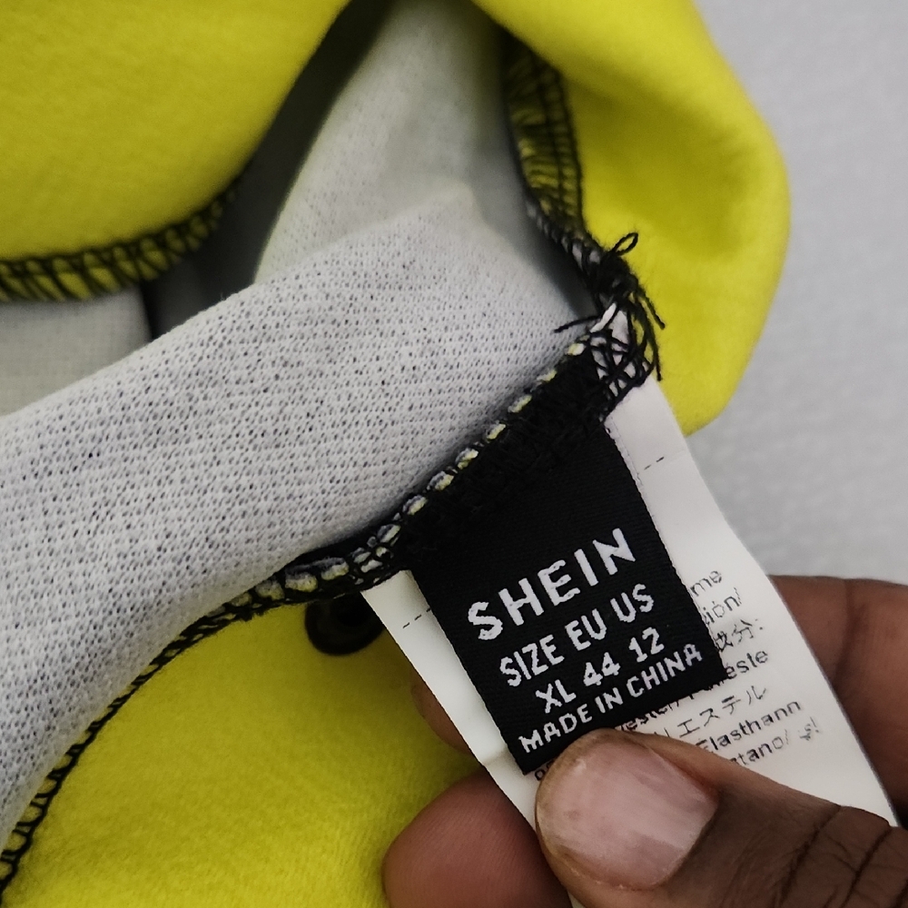 2 Pair - SHEIN Vibrant Green/Black PINK/Black - Picture 3 of 5